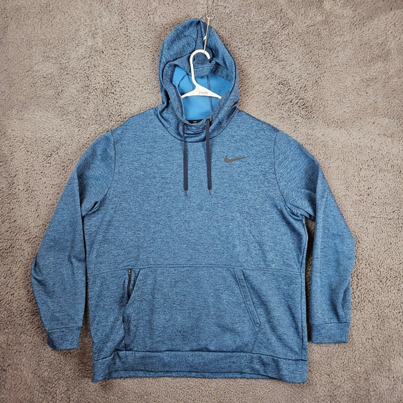 Nike Other - Nike‎ Mens Therma-FIT Hoodie Blue Heather CU6214-453 XL Pullover